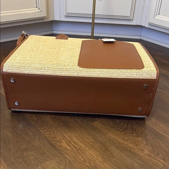 BCBG Large Brown and Tan Tote Bag - Picture 7 of 7